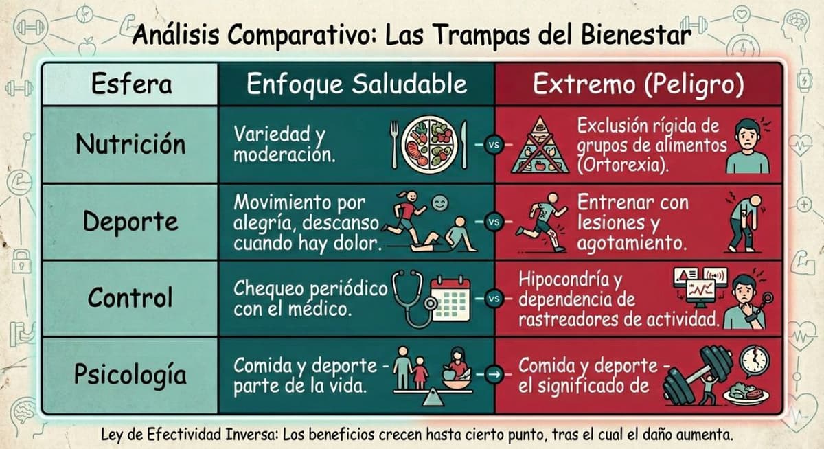 Aspectos psicológicos del bienestar excesivo