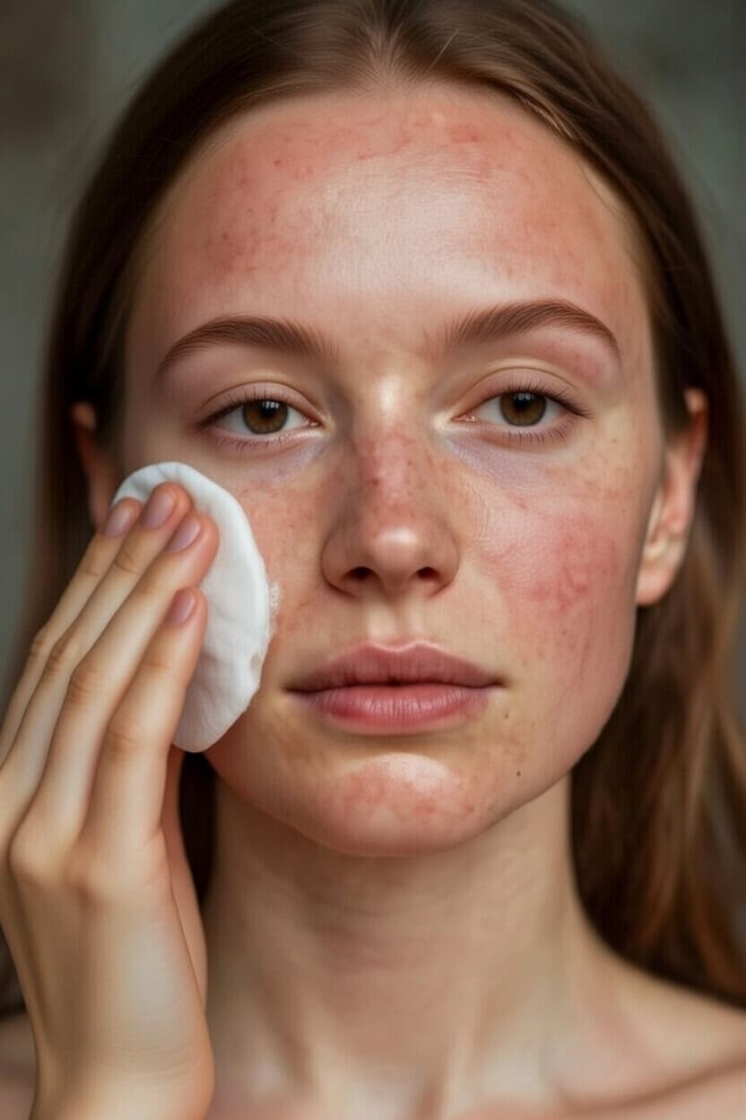 Skin damage from alcohol: destruction of protective barrier and over-drying