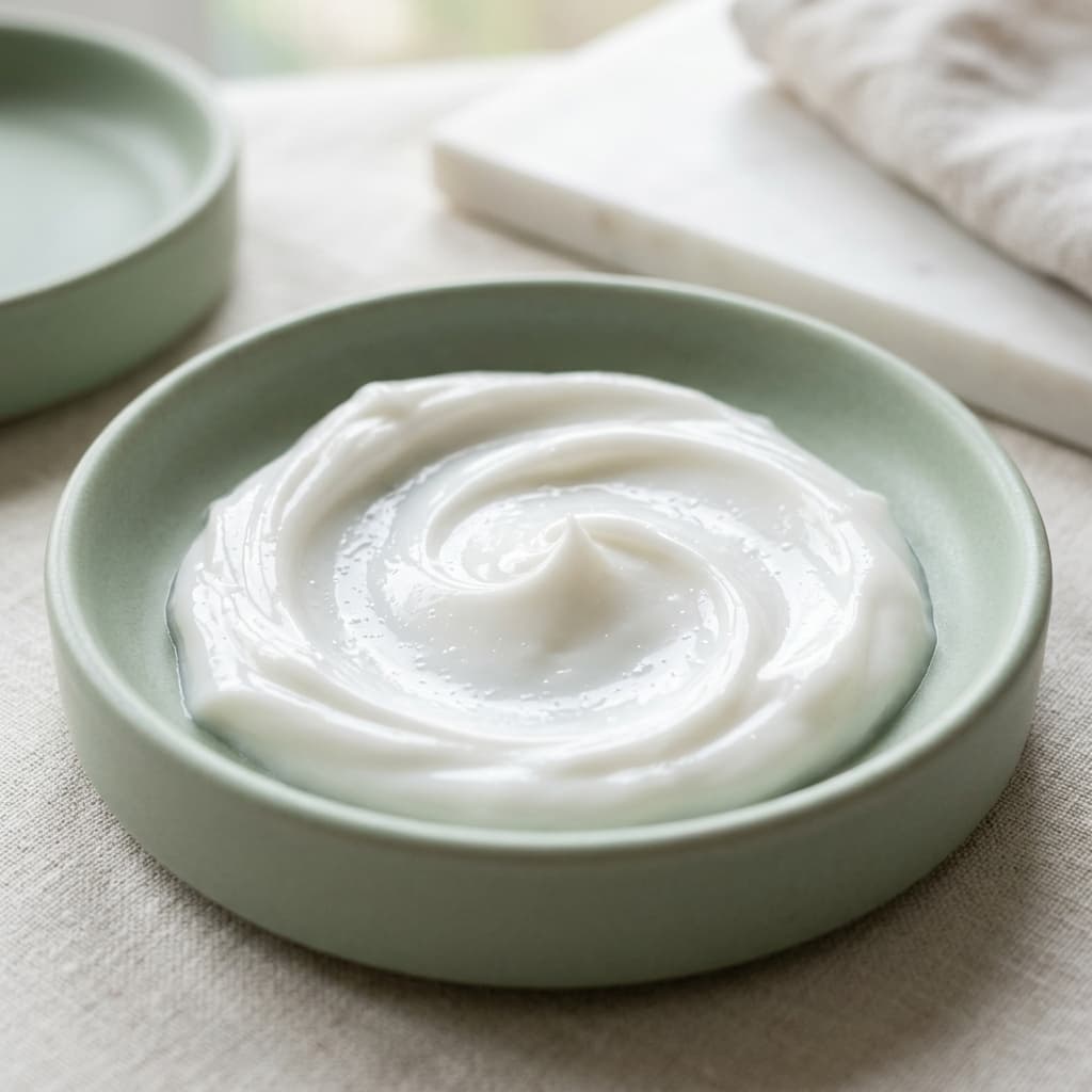 Textura de crema hidratante