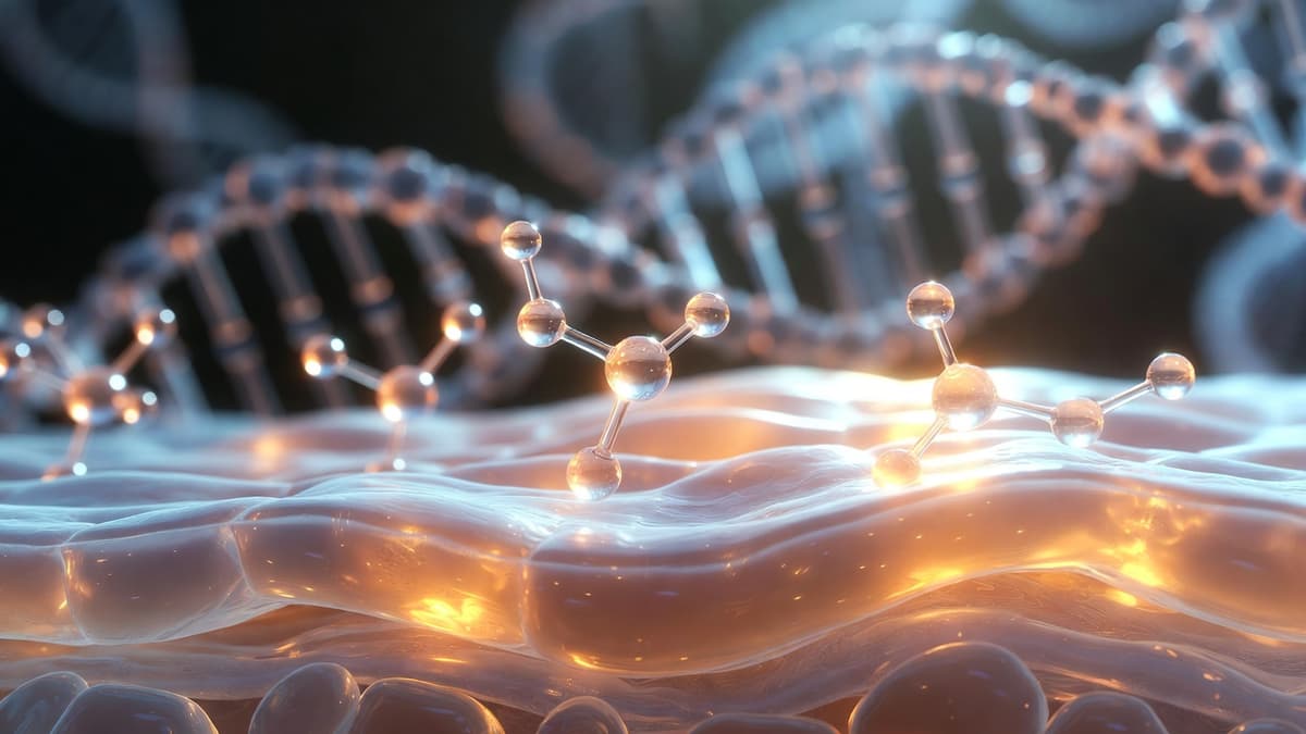 Molecular structure of retinoids in a biological skin context