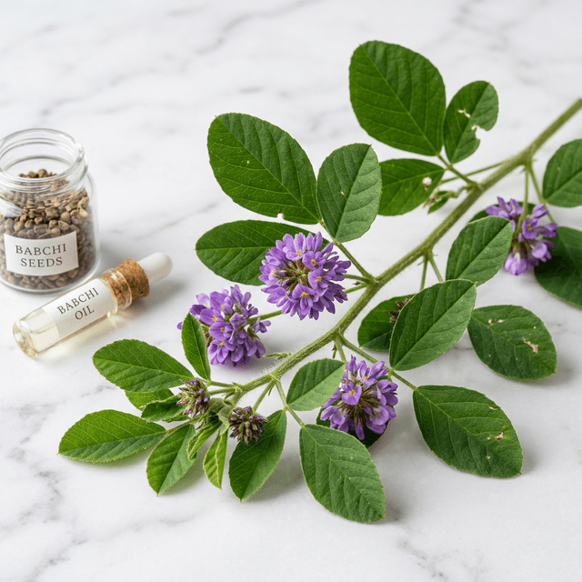 Babchi plant — the natural source of bakuchiol