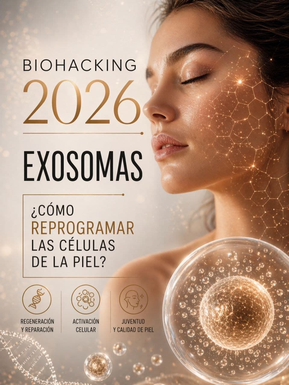 Infografía: Exosomas y Biohacking en 2026