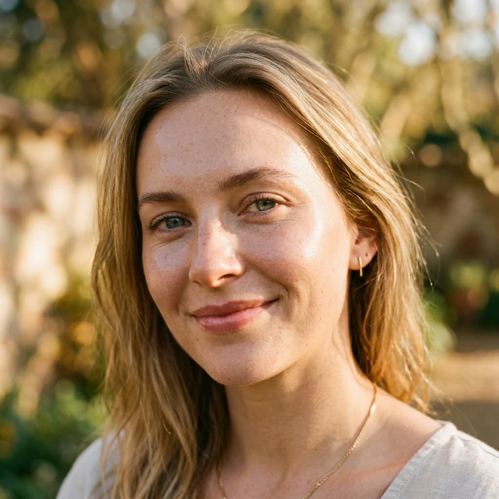 Glowing healthy skin portrait