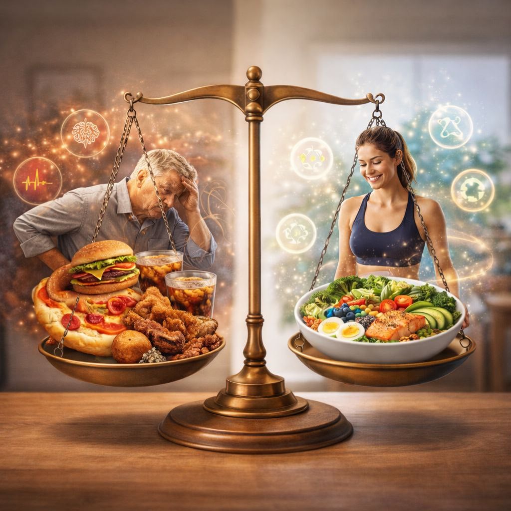 Sobrealimentación y envejecimiento: cómo el exceso de comida acelera silenciosamente el desgaste del organismo