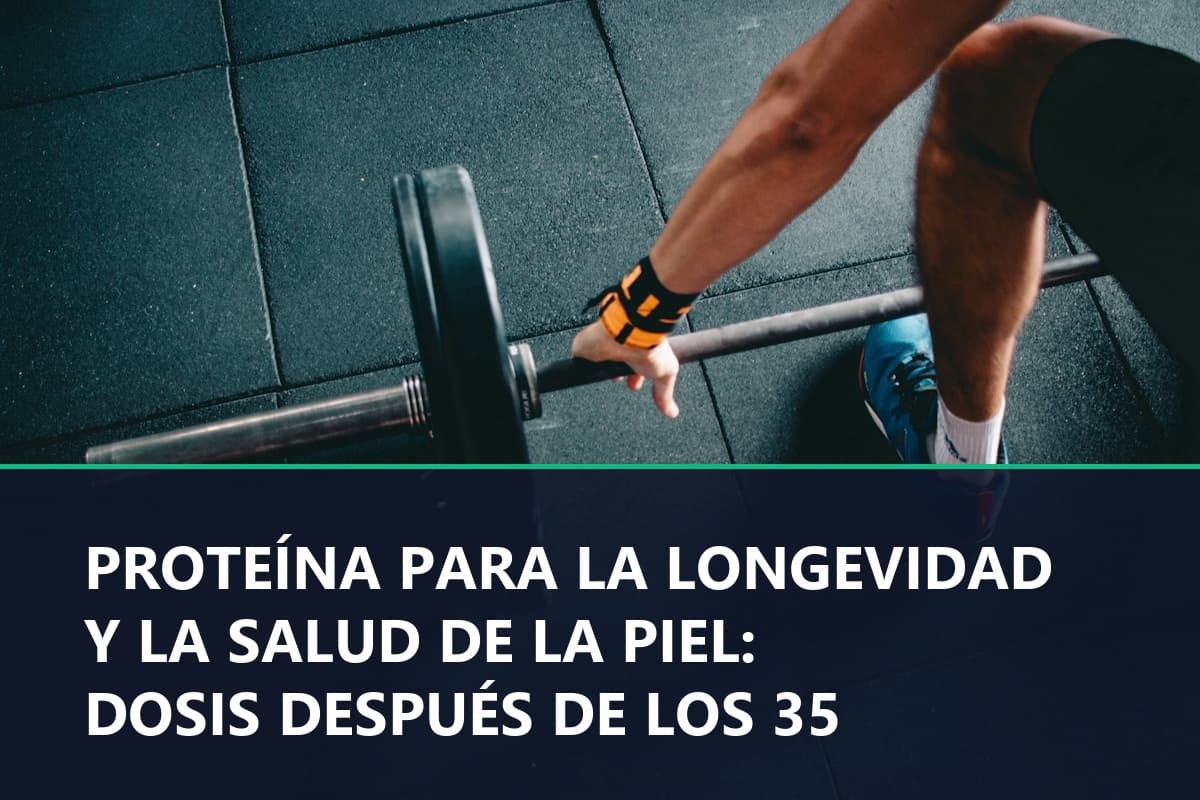 Proteína para la longevidad y la salud de la piel: dosis después de los 35