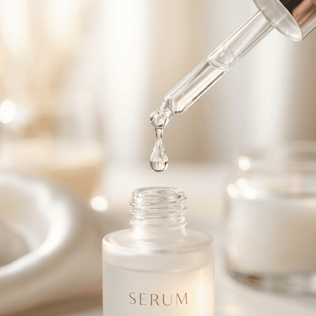 Retinol serum texture — the gold standard anti-aging active