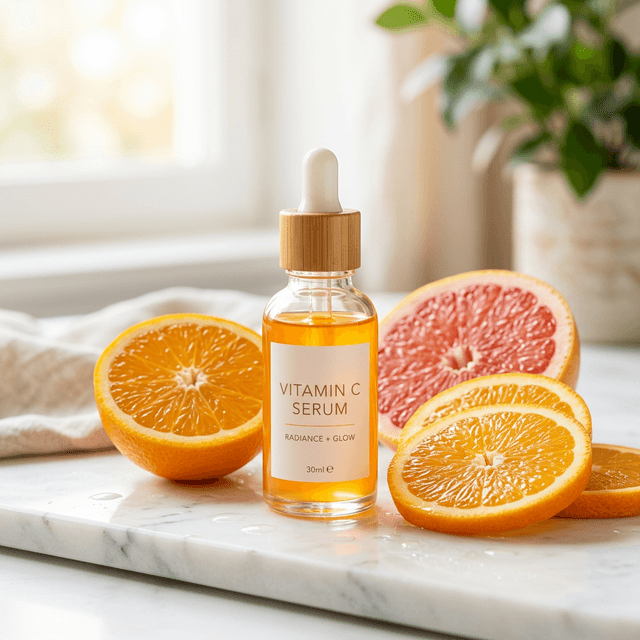 Sérum de vitamina C con extractos cítricos