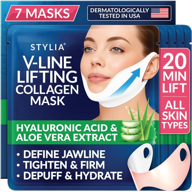 Stylia V Line Lifting Collagen Mask for Jawline and Double Chin