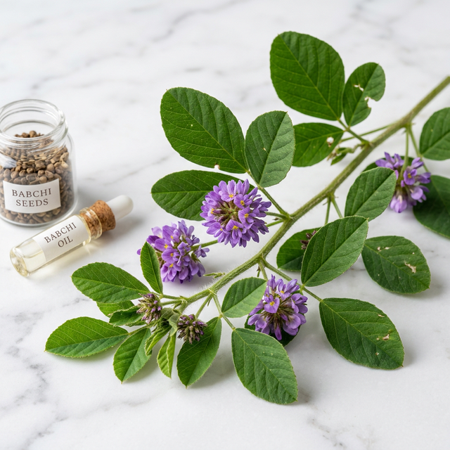 Babchi plant — the natural source of bakuchiol