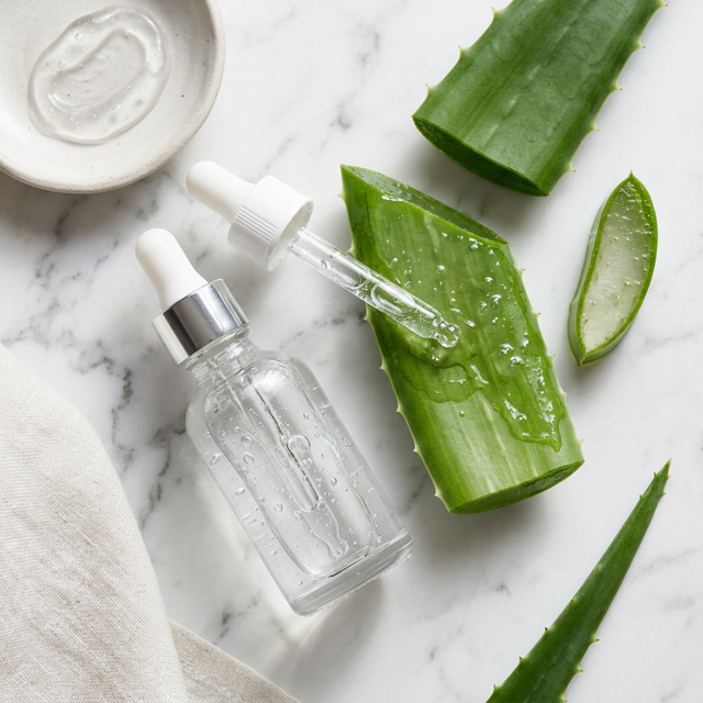 Hyaluronic acid serum with aloe — one of skincare