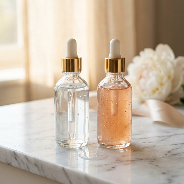 Two serums, two mechanisms — hyaluronic acid and glycerin work better together