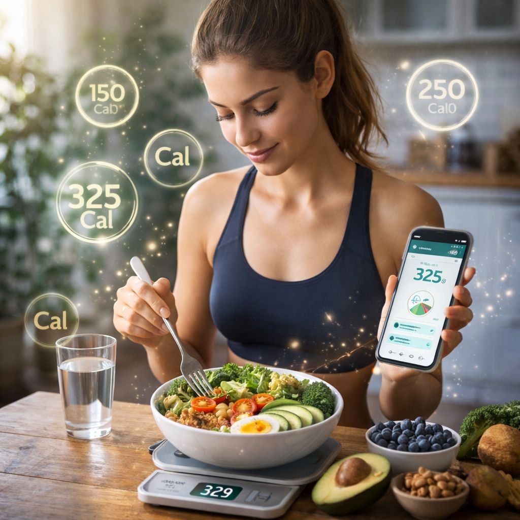 Calorie tracking and healthy nutrition